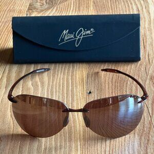 MAUI JIM Sugar Beach Rimless Polarised Wraparound